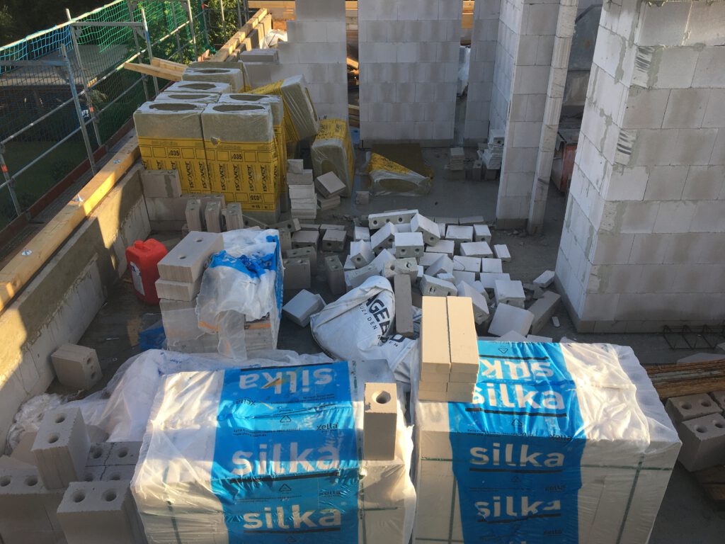 Ordnung auf der Baustelle
