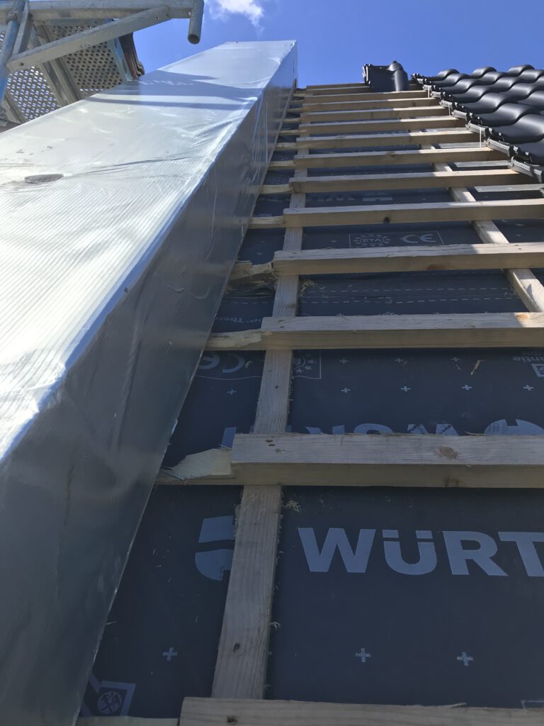 Ausklinkung der Dachlatten